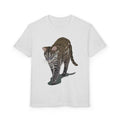 ユース猫Tシャツ — リアルな歩くタビー柄 キッズTee